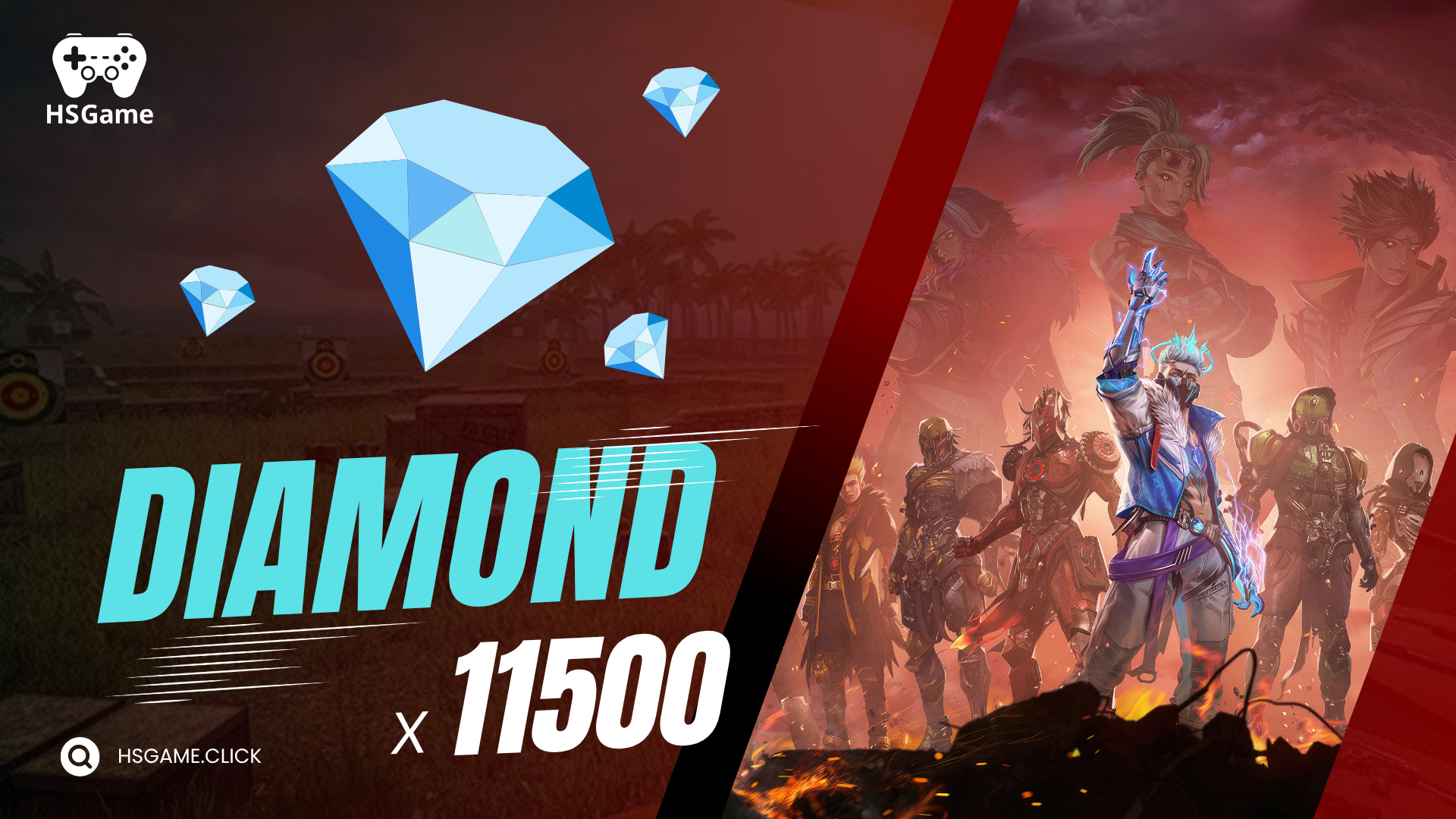 11500 Diamonds